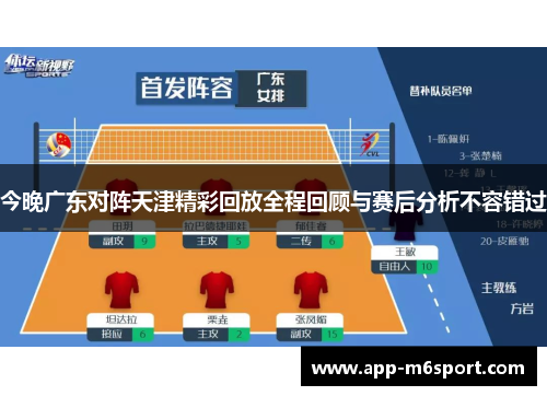 今晚广东对阵天津精彩回放全程回顾与赛后分析不容错过
